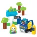 Fisher-Price: Green Town statie de autobuz cu statie de incarcare joc de construcție - Mega Bloks