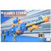 Flames Storm: Armă electric gigant cu lumină, magazie rotativă și cartușe 73cm