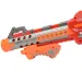 Flames Storm: Pistol electric cu burete gigant roșu cu lumină, magazie rotativă și cartuș 73cm