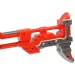 Flames Storm: Pistol electric cu burete gigant roșu cu lumină, magazie rotativă și cartuș 73cm