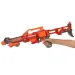 Flames Storm: Pistol electric cu burete gigant roșu cu lumină, magazie rotativă și cartuș 73cm