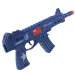 Flint Gun: Mitralieră militară albastră cu funcție de tragere 30cm