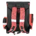 Football ghiozdan ergonomic negru si rosu, rucsac 36x27x14cm - Bambino