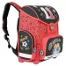 Football ghiozdan ergonomic negru si rosu, rucsac 36x27x14cm - Bambino