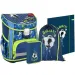 Football goal ergonomic rucsac ghiozdan cu penar set de 4 bucăți