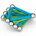 Geomag Green Line Classic jucărie magnetică 25 bucăți