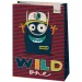 Green Grass Wild One monstru pungă cadou dimensiune mare 24x9x34cm