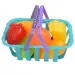 Happy Shopping: Casă de marcat roz cu produse, sunet si accesorii 22x10x15cm