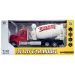 Heavy Duty Truck: Model de autobetonieră metalica cu usi care se deschid si tambur rotativ 1/36