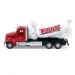 Heavy Duty Truck: Model de autobetonieră metalica cu usi care se deschid si tambur rotativ 1/36