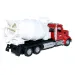 Heavy Duty Truck: Model de autobetonieră metalica cu usi care se deschid si tambur rotativ 1/36
