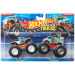 Hot Wheels Camioane Monstru: Poo Poo Platter vs Fruit Smasher set de 2 mașinuțe 1/64 - Mattel