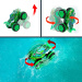 Hot Wheels Monster Trucks Amfibiu cu telecomandă Great Bite 1/15 - Mattel