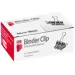 ICO: Binder Clip 15mm 12 bucăţi în cutie