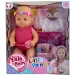 Jenny: Păpușă face pipi set de marker textil lavabil și rochie desenabilă în două versiuni