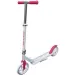 Jumbo pink-alb trotinetă aluminiu - Spartan