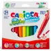 Jumbo set markere 24 bucăţi - Carioca