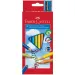Faber-Castell: Junior creioane colorate 10 bucăţi cu ascuţitoare