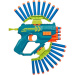 Lansator de bureți Nerf Elite Ammohawk - Hasbro