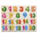 Lemn numere puzzle de la 0 până la 20