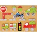 LENA: set de joacă 64 bucăți - Vehicule și transport