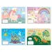 Luna: Caiet de schițe în spirală cu gânduri creative 40 de coli 20x28cm în patru versiuni 1bucată
