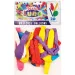 Luna: set 20 bucăți baloane colorate diferite forme