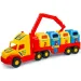 Magic Truck: mașină de gunoi selectivă 80cm - Wader