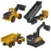 Majorette - Volvo Edition vehicule de construcții 4 bucăți set  - Simba Toys