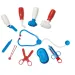 Mașină de doctor cu accesorii culoarea roșu-albastru