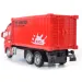 Mașină mare container vehicul cu lumini 1/38