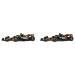 Mașinuță Hot Wheels F1 Pachet de 2 - McLaren: Norris + Piastri - Mattel