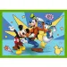 Mickey Mouse și prietenii 4 in 1 puzzle - Trefl