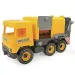 Middle Truck: Maşină de gunoi 43 cm galben - Wader