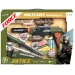 Military Force verde set de arme soldați cu sunete și lumini