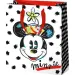 Minnie Mouse retro pungă cadou normală 11x15x6 cm