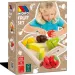 Molto: set fructe lemn cu tavă 9 bucăți