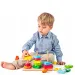 Montressori lemn set de joacă constructor de turnuri - Woodyland