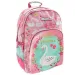 Must: Geantă de școală lebădă cu trei compartimente, rucsac 33x16x45cm