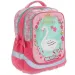 Must: Geantă școală ergonomică lebădă roz, cu trei compartimente, rucsac 30x16x42cm