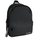 Must: Geantă școlară neagră rotunjită cu patru compartimente, rucsac 32x19x42cm