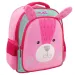 Must: Iepure 3D model rucsac pentru grădiniță două compartimente 27x10x31cm