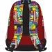 Must: Monopoly rotund trei compartimente rucsac, ghiozdan 33x16x45cm