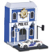 Orașul Bburago - Audi A6 mașină de poliție și secție de poliție 1/43