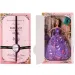 Păpușă de modă elegantă cu accesorii în haine mov 30cm