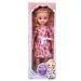 Păpușă în rochie cu flor cu sunete 46cm