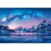 Peace Puzzle: Albastru deschis 500 bucăți puzzle - Clementoni