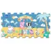 Peppa Pig în vacanță puzzle burete - Trefl