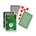 Poker plastic pachet de cărți 1x55 file în verde și maro - Piatnik