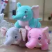 Pluș elefant colorat mai multe variante 25cm